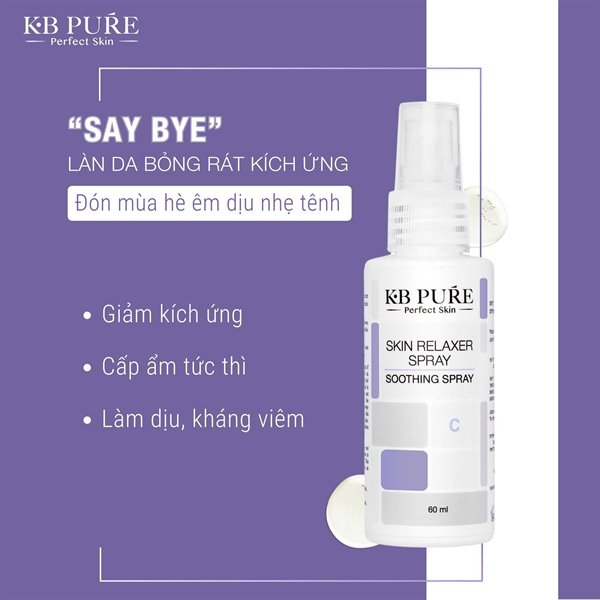 KB Pure - Skin Relaxer Spray 60ml - Phục Hồi - Dịu Da Khẩn Cấp - 63$