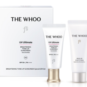 THE WHOO - SET MINI KCN Whoo Trắng UV Ultimate Brightening Tone Up Sunscreen Niacinamide