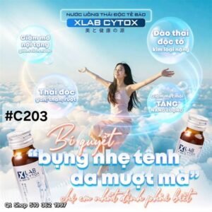 Xlab Cytox Nước Uống Thải Độc Tế Bào (10 chai) - Japan - EXP 20261010