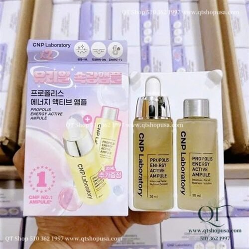Set Serum Keo Ong CNP - Hộp màu Hồng - 30mlx2