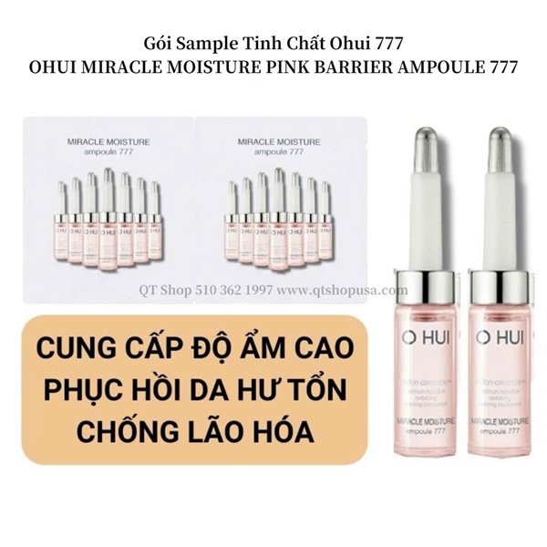 Sample Tinh chất Ohui 777 - 1mlx60 gói - EXP 202710