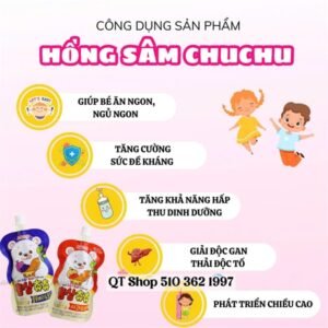 LIMIT 3 - Kids - Chuchu Đỏ - 10 ea - BỎ HỘP - exp 2027.03