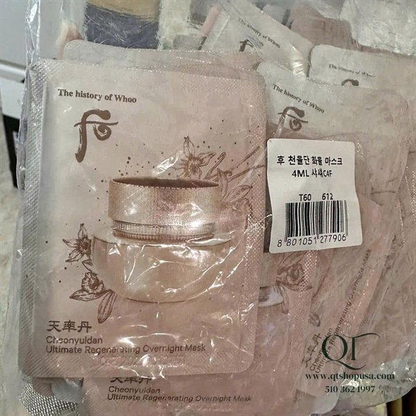 THE WHOO - Sample Mặt Nạ Ngủ Hoayul - 4mlx60 gói - EXP 202812