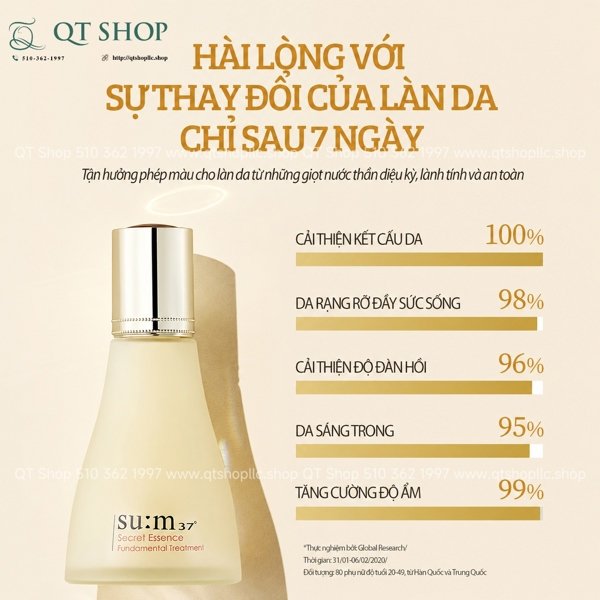 SUM37 - @ - Set Mini 4 Tinh Chất Cao Cấp Losec Summa Best Essence - EXP 202807