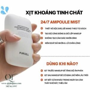 PURCELL - Xịt Khoáng Colostrum Pore Defence Ampoule Rosie - 55ml