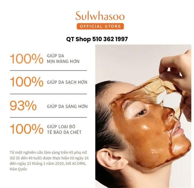 Set 3 Mask Sulwhasoo - Lột - Ngủ - TDC Bạch Sâm - EXP 202807