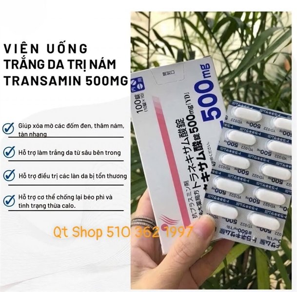 Viên Uống Trị Nám Transamin - 100 viên - Japan - EXP 202709