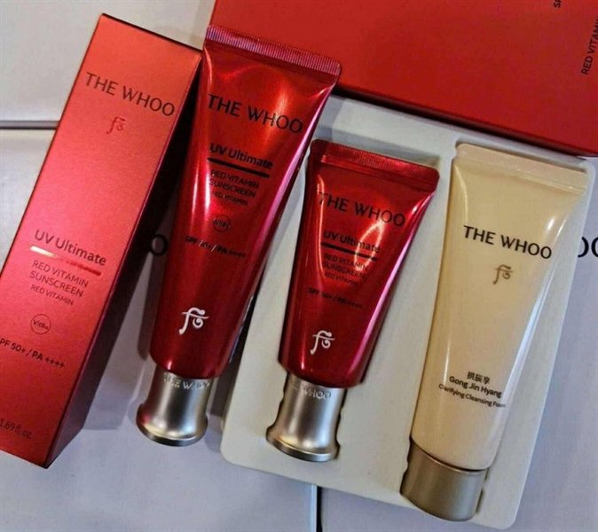 Set KCN Whoo Đỏ Vitamin tặng kèm Mini Whoo Đỏ - EXP 202806