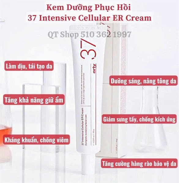 ERTY - Kem Phục Hồi 37 INTENSIVE CELLULAR - 45ml - EXP 20280604