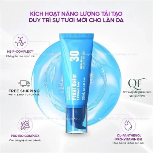 Pharmesthetic - Final Balm 30 SPF 50+ PA+++ - 30ml - Kem Chống Nằng Đa Năng Bảo Vệ Phục Hồi