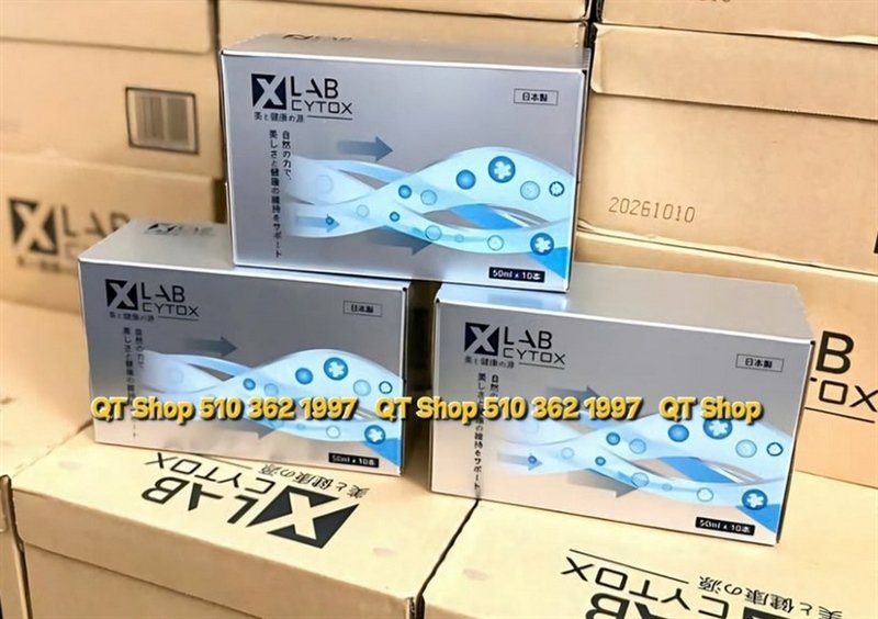 COMBO 3 TẶNG 1 - Xlab Cytox Nước Uống Thải Độc Tế Bào (10 chai) - Japan - EXP 20261010