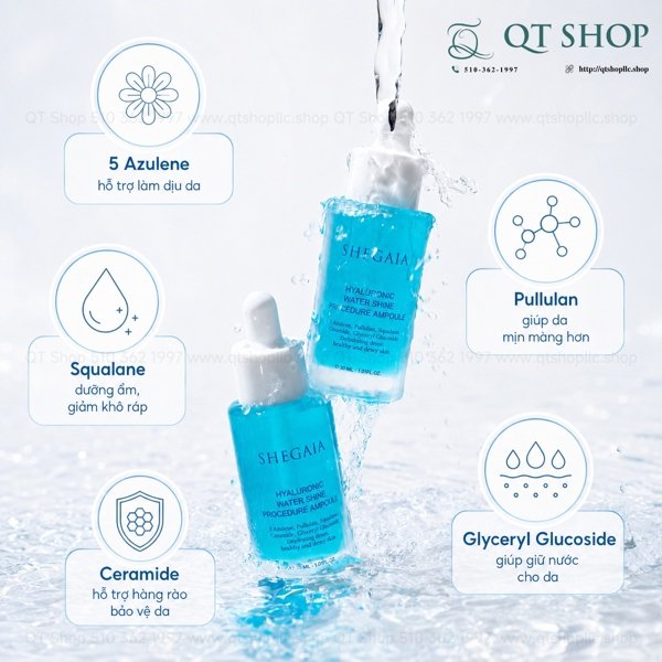 SHEGAIA - Serum HA Hyaluronic Water Shine Procedure Ampoule - 30ml