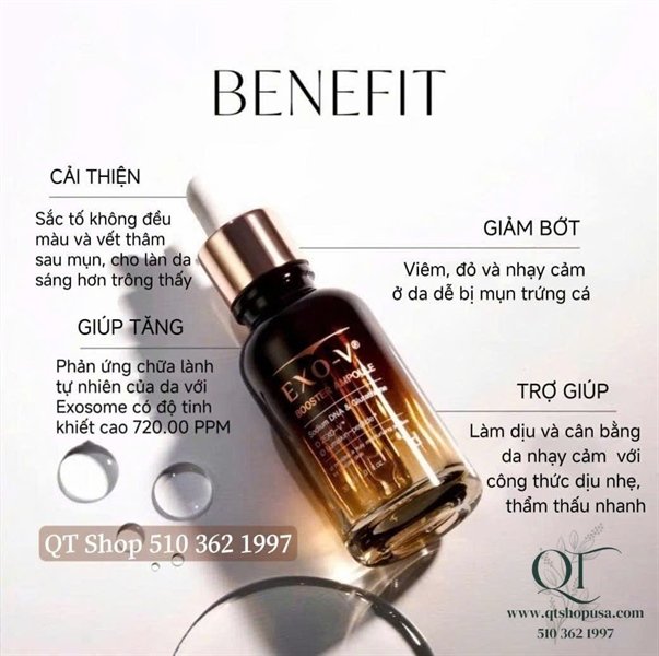 ID_Placosmetics Exo-V Serum Tái Sinh Da Booster Ampoule - EXP 20280731