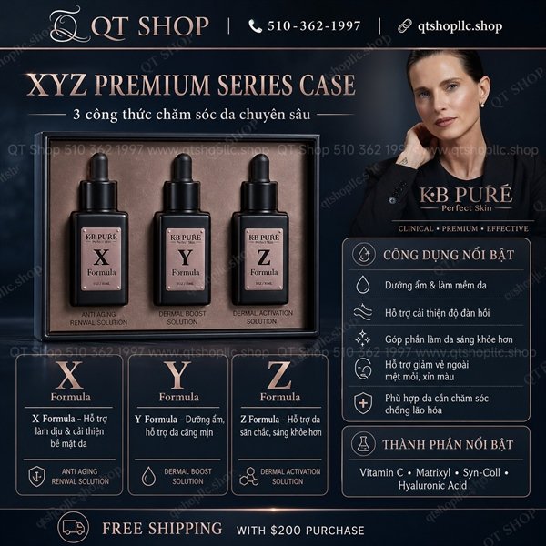 KB Pure - Set XYZ - Bước Tiến Mới Trong Trẻ Hóa Da