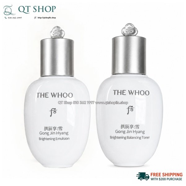 Mini Nước Hoa Hồng NHH + Sữa Dưỡng Whoo Trắng - 20ml + 20ml - EXP 202805