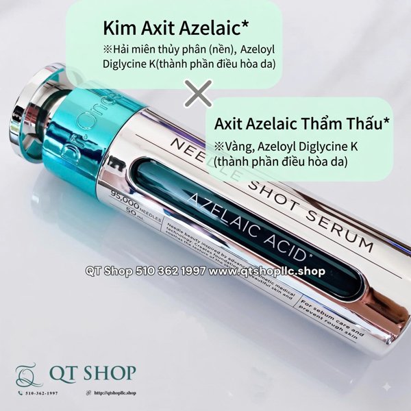 DR.ONCE - Tinh Chất Vi Kim Azelaic Acid Needle Shot Serum ( Màu Xanh) - 50ml