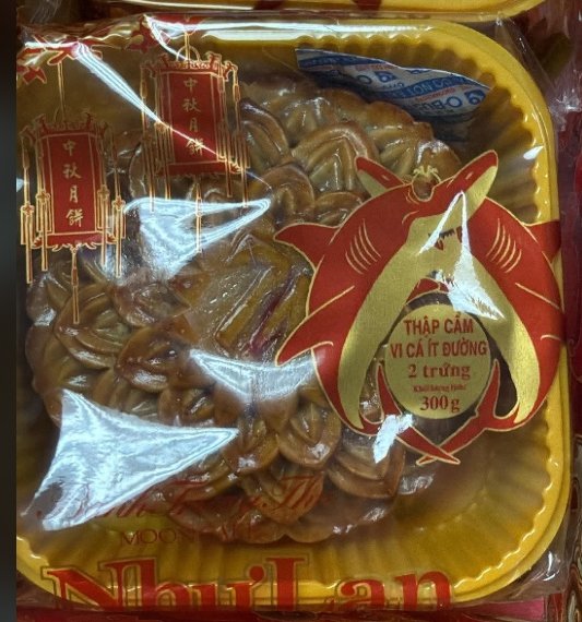 @Bánh trung thu - 1 Cái - Thập cẩm vi cá ít đường - 2 trứng - 300gr - Exp 2026.09.30