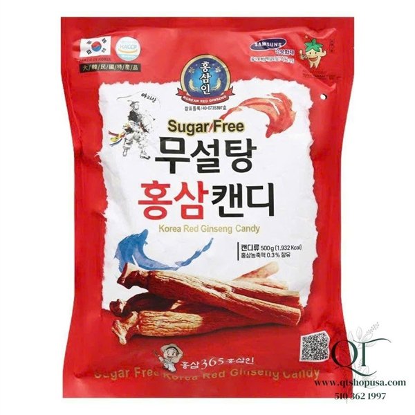 RÁCH BỊCH - Kẹo Hồng Sâm Không Đường - 500gr - EXP 202904