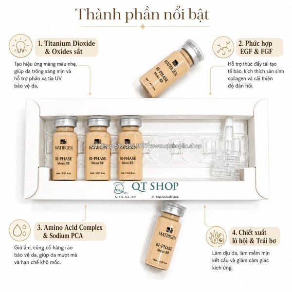 MATRIGEN - Bi-Phase Meso BB Brightening Control System - 5ea x 10ml