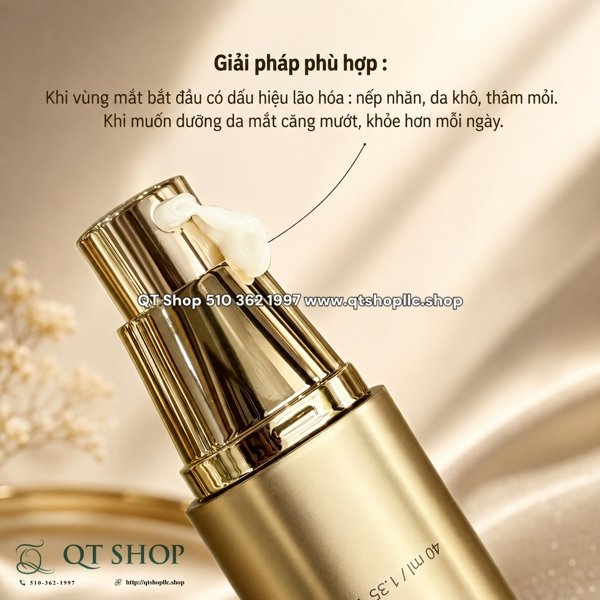 AHC - Kem Mắt Age Defense Real Eye Cream For Face - Màu Vàng - 40ml - EXP 202808