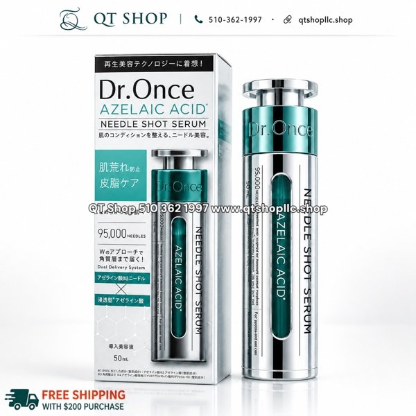 DR.ONCE - Tinh Chất Vi Kim Azelaic Acid Needle Shot Serum ( Màu Xanh) - 50ml