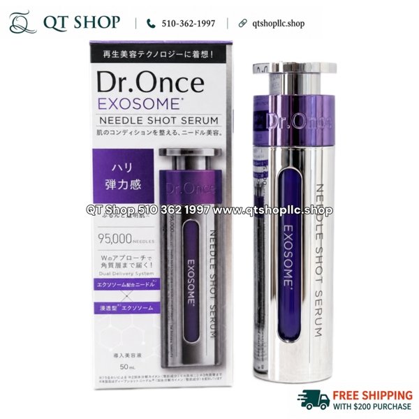 DR.ONCE - Tinh Chất Vi Kim Exosome Needle Shot Serum (Màu Tím) - 50ml