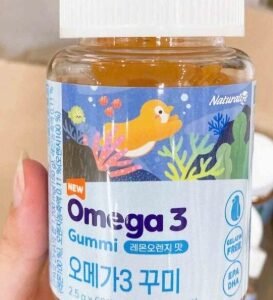 KIDS - Kẹo dẻo Naturalize Omega 3 Gummi Hàn Quốc 60 viên