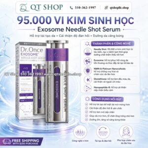 DR.ONCE - Tinh Chất Vi Kim Exosome Needle Shot Serum (Màu Tím) - 50ml