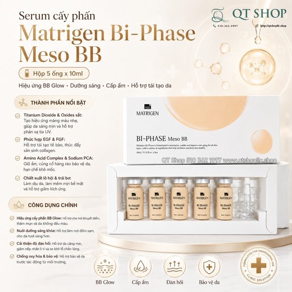 MATRIGEN - Bi-Phase Meso BB Brightening Control System - 5ea x 10ml