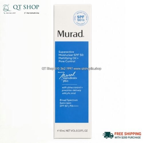 MURAD - KCN Superactive Moisturizer SPF 50 Mattifying Oil + Pore Control - Da Mụn - 10ml