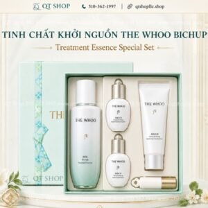 THE WHOO BICHUP – Set Tinh Chất Khởi Nguồn First Care Bichop 130ml – Màu Xanh – EXP 202905 (MỚI)