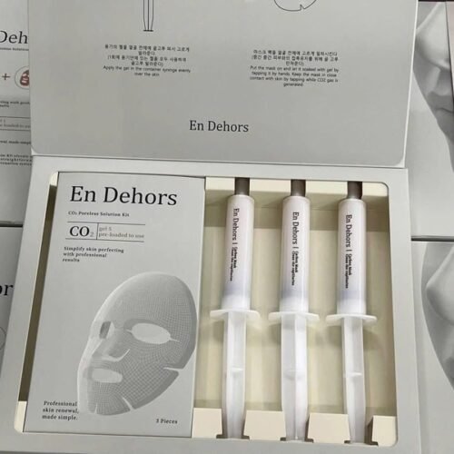 BỎ HỘP - Set Thải Độc - En Dehors CO2 Poreless - 3 mask + 3 ống- EXP 202802