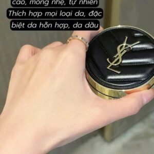 MẤT HỘP - Mini Cushion YSL Màu Đen - Tông Tự Nhiên tone B20