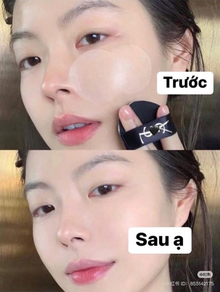 MẤT HỘP - Mini Cushion YSL Màu Đen - Tông Tự Nhiên tone B20