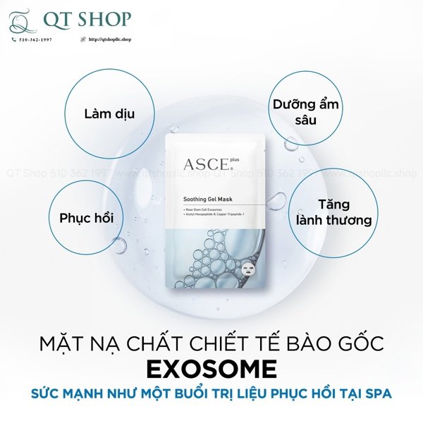Mặt Nạ ASCE plus Soothing Gel Mask - 3ea