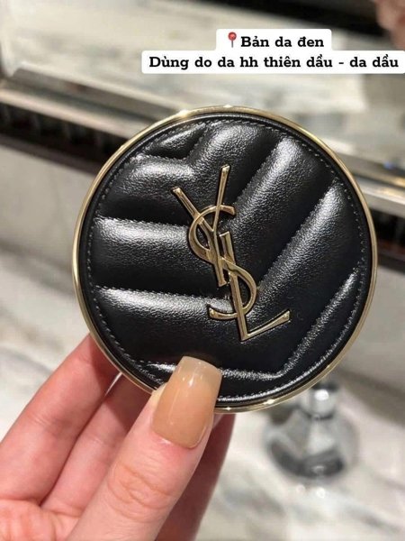 MẤT HỘP - Mini Cushion YSL Màu Đen - Tông Tự Nhiên tone B20